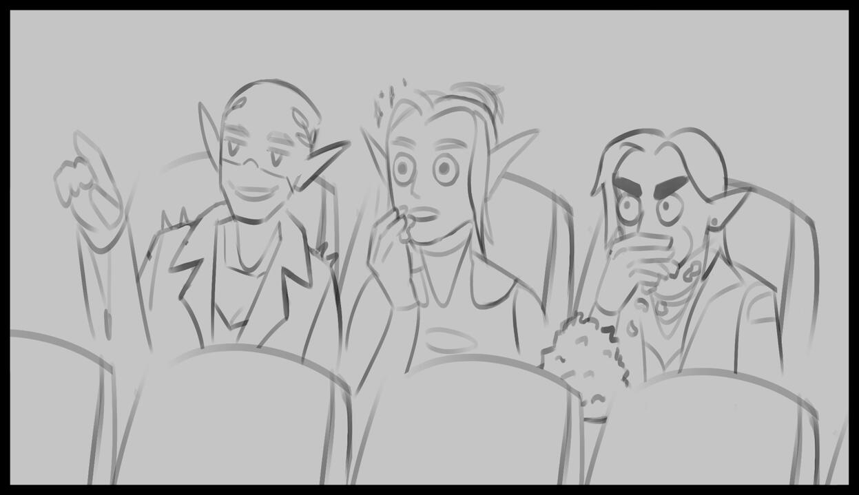"has never seen a movie" and "raised in a lab" ? Ok, Dagmar is taking the girls to the cinema. Popcorn is free. - Wunjotheork