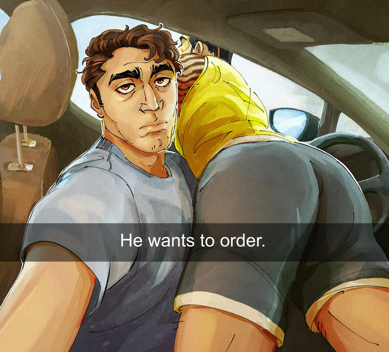 he wants to order he wants to order