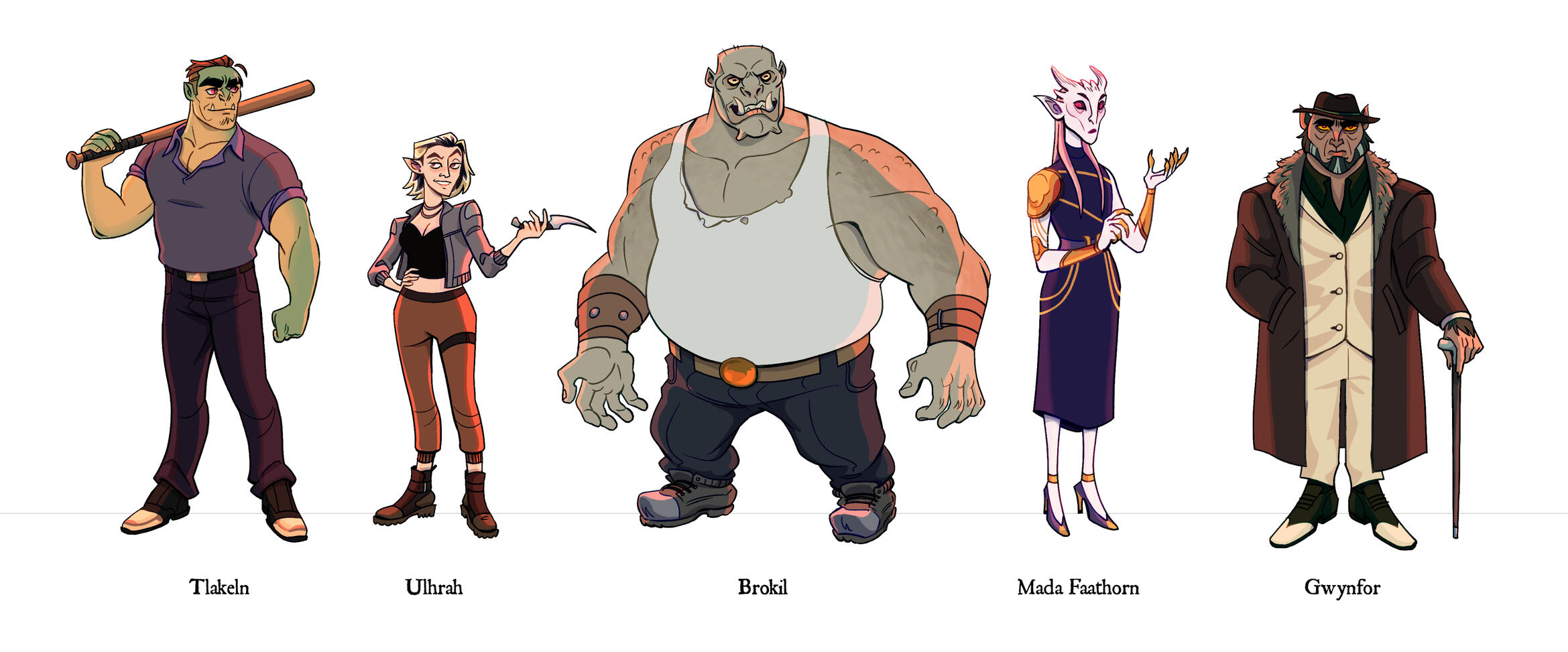 mafia_lineup ...the story/world is still unnamed. A "sandbox" world where I can shove all characters from other stories and try to make all the lore work. My main scenario revolves around old D&D characters thrown into a "fantasy mafia" situation.
